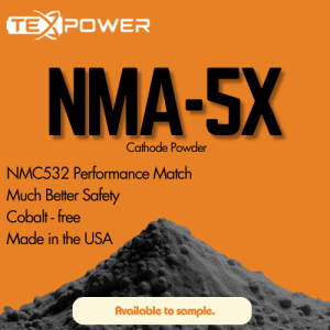 Image of NMA-5X Cathode Powder